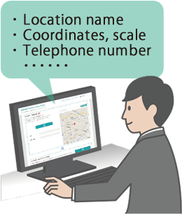 Enter location information