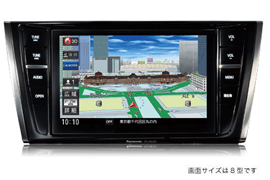 パナソニック ビルトインナビ（8インチ）（H0012AL002BB）