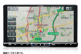 ALPINE 9インチ メモリーナビ（H0016F3000LL）
